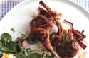 Lamb Rib Chops with quick cherry pan sauce paired with our TRV Dinsfunctional Red